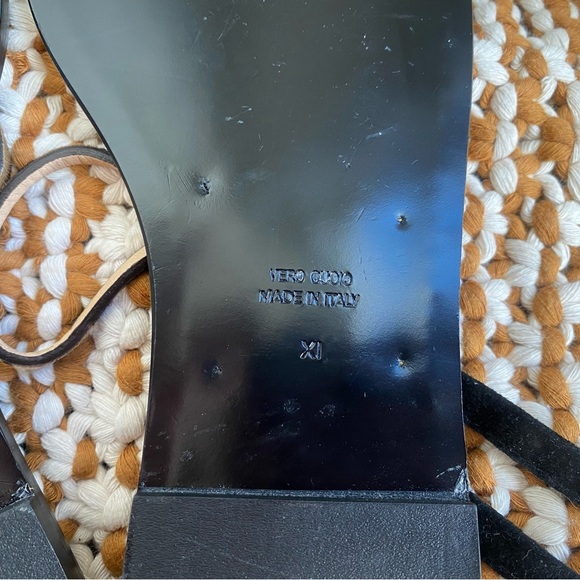 Amanu Handmade Leather Sandals Animal Print Strappy - Picture 4 of 4